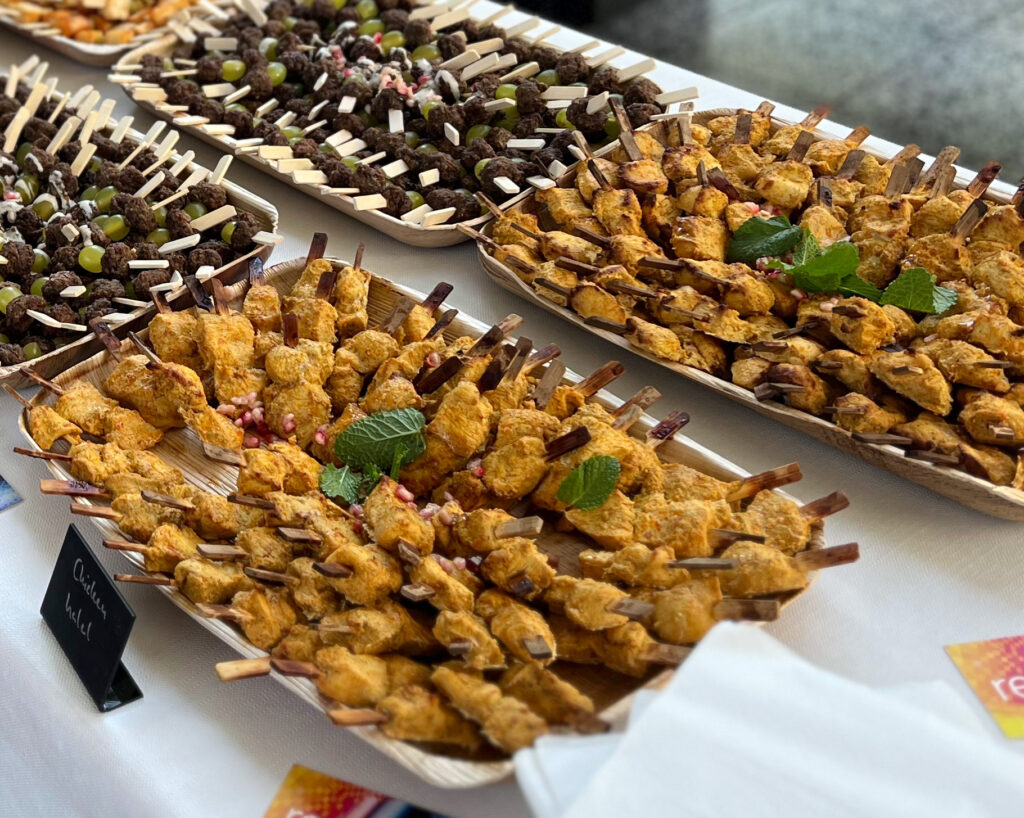 Spieße fürs Frankfurter Fingerfood Catering